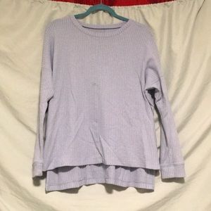 Greyish blue long sleeve shirt/sweatshirt